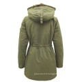 Montana New Womens Military Parka Faux Furs Trim Hood